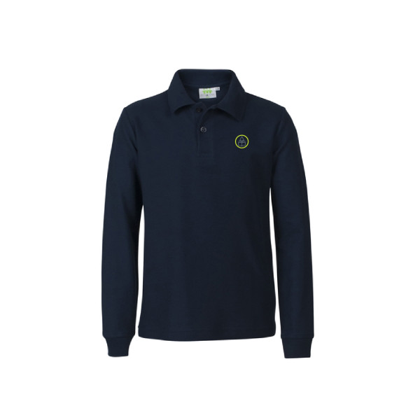 Polohemd, langarm, Unisex, Kinder